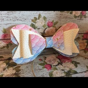 Our Amira bow pastel mermaid